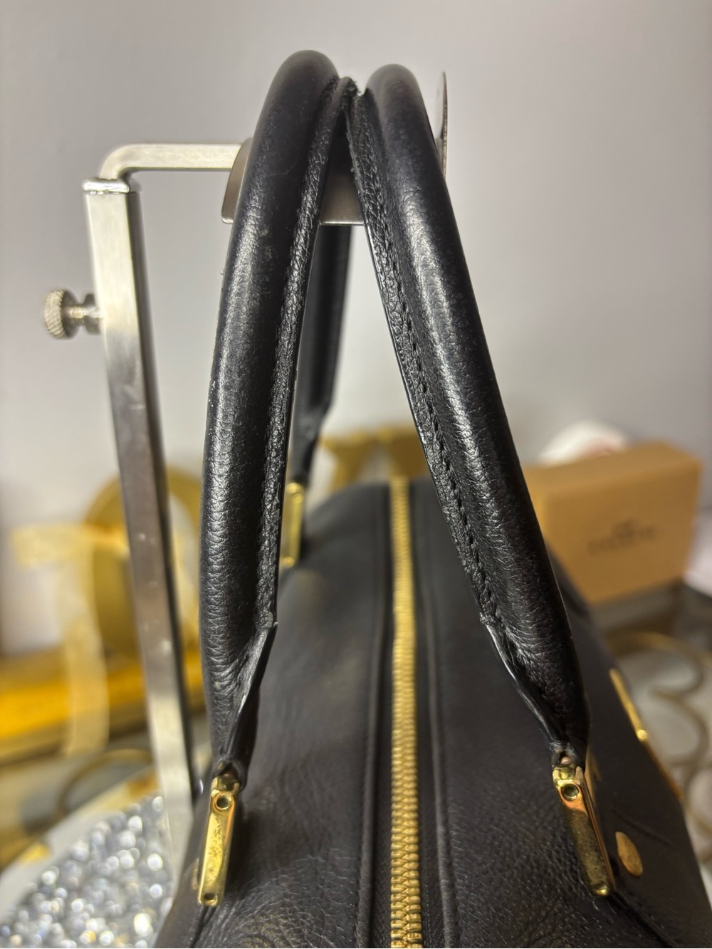 MCM leather Boston bag EUC - Picture 9 of 16